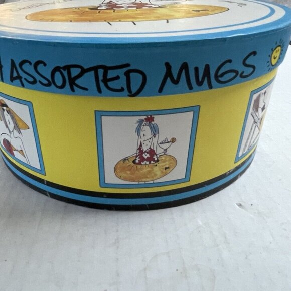 Emerson Signature Collection Beach Person 4 Assorted Mugs Boxed - Picture 3 of 11